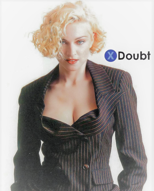X doubt Madonna redux Blank Meme Template