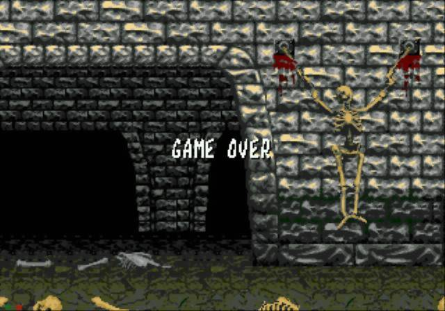 High Quality Mortal Kombat "Game Over" (Genesis) Blank Meme Template