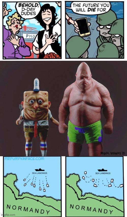 i don't blame them, i wouldn't wanna die for that | image tagged in memes,spongebob,cursed image | made w/ Imgflip meme maker