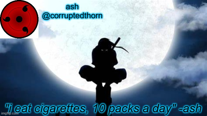 corruptedthorn announcement temp Blank Meme Template