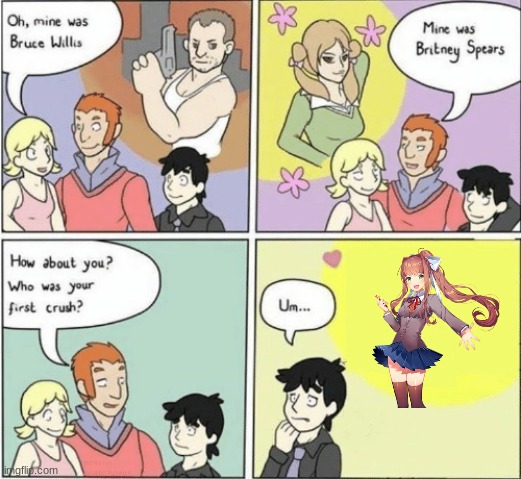 Childhood Crushes template | image tagged in childhood crushes template | made w/ Imgflip meme maker