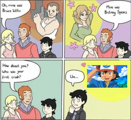 Childhood Crushes template | image tagged in childhood crushes template | made w/ Imgflip meme maker