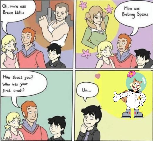 Childhood Crushes template | image tagged in childhood crushes template | made w/ Imgflip meme maker