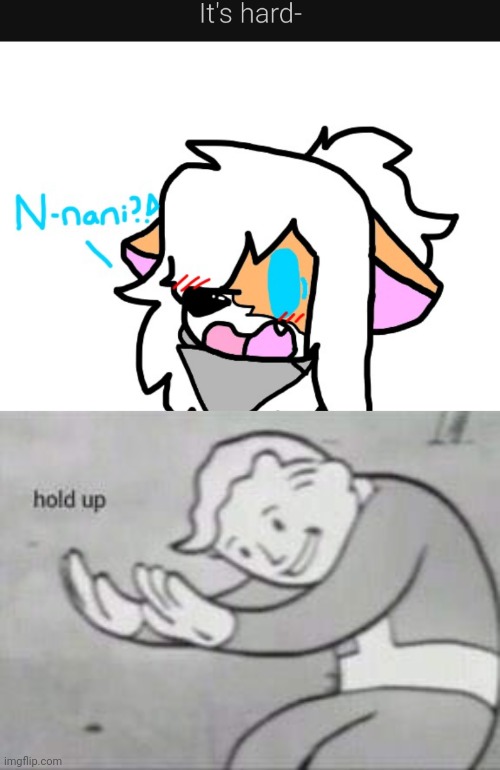 image tagged in fallout hold up | made w/ Imgflip meme maker