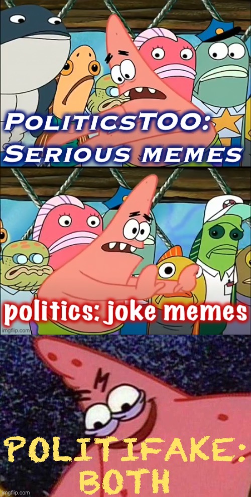 High Quality Politifake Blank Meme Template