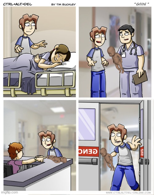 i present GAIN | made w/ Imgflip meme maker