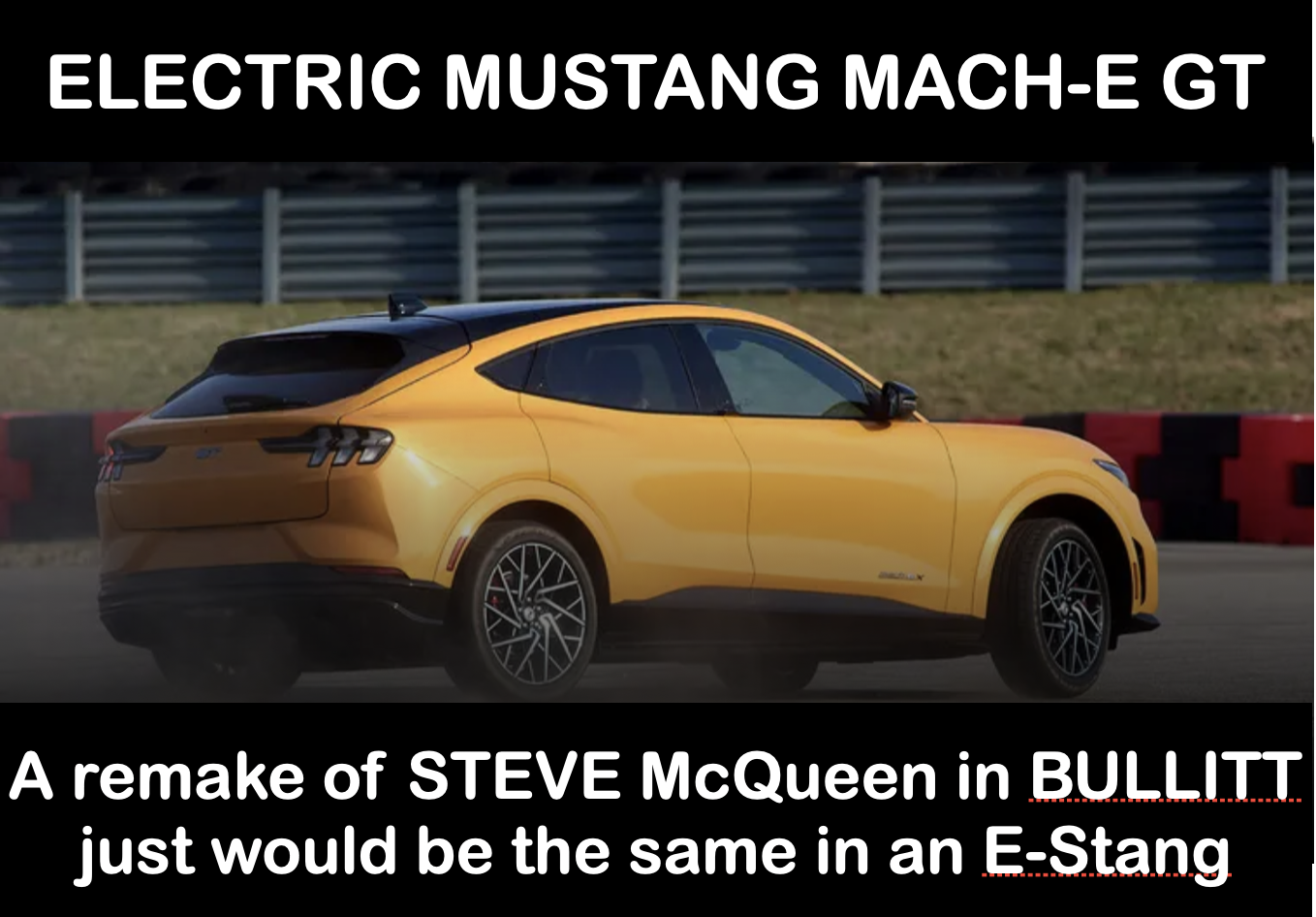Mustang Electric Blank Meme Template