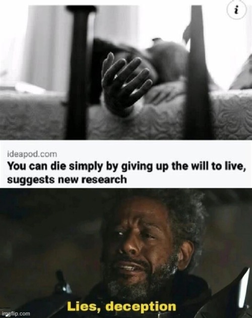 image tagged in lies deceptions gerrera | made w/ Imgflip meme maker