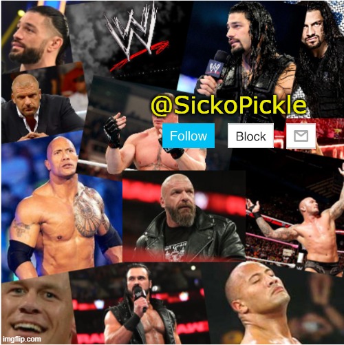 Just fixing the textboxes for the template I made for SickoPickle | image tagged in sickopickle wwe template | made w/ Imgflip meme maker