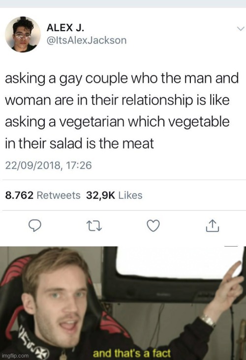 image tagged in and that's a fact | made w/ Imgflip meme maker