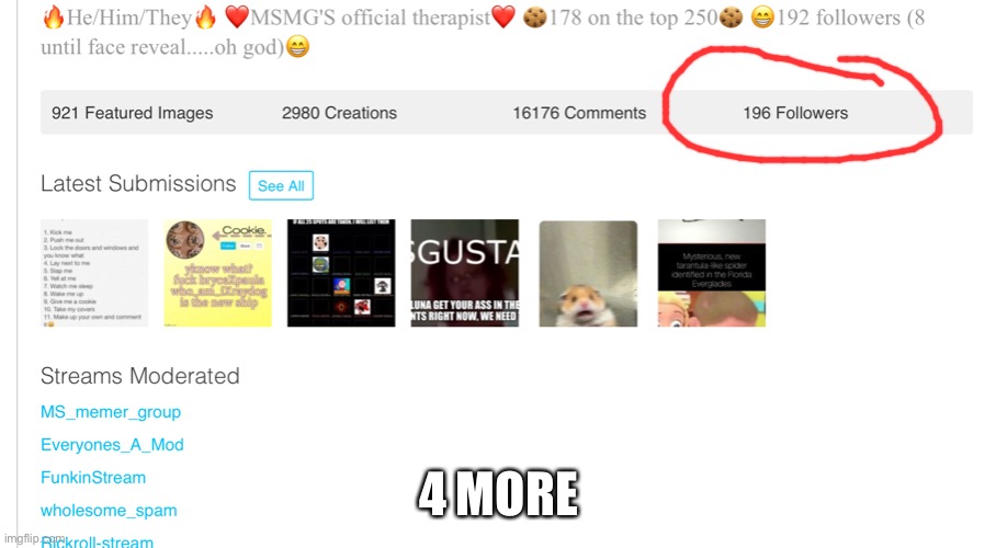 4 MORE | made w/ Imgflip meme maker