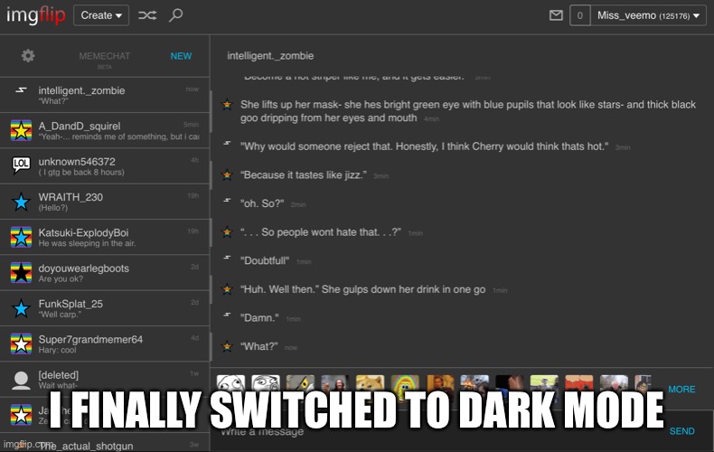I FINALLY SWITCHED TO DARK MODE | made w/ Imgflip meme maker