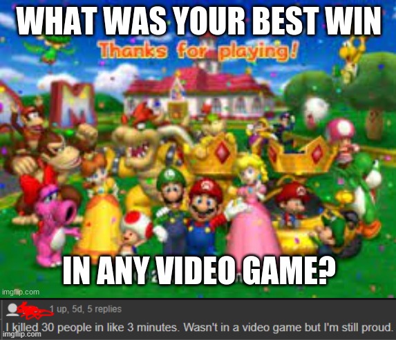 Cursed comment! | image tagged in cursed,video games,dark humor | made w/ Imgflip meme maker