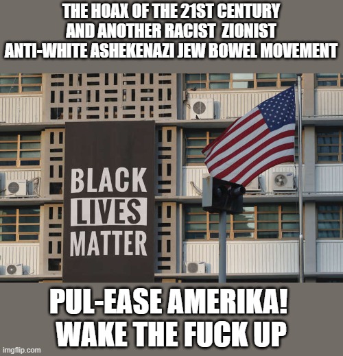 THE HOAX OF THE 21ST CENTURY AND ANOTHER RACIST  ZIONIST ANTI-WHITE ASHEKENAZI JEW BOWEL MOVEMENT; PUL-EASE AMERIKA! 
WAKE THE FUCK UP | made w/ Imgflip meme maker