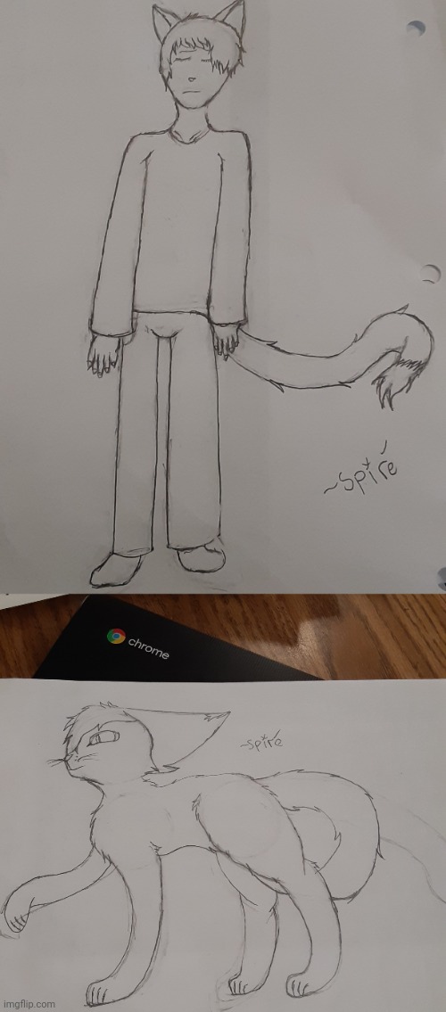 No context, just pics of my most current drawings | made w/ Imgflip meme maker