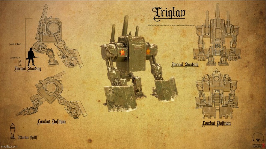 new mech design the "Trig Law" | image tagged in crusader | made w/ Imgflip meme maker