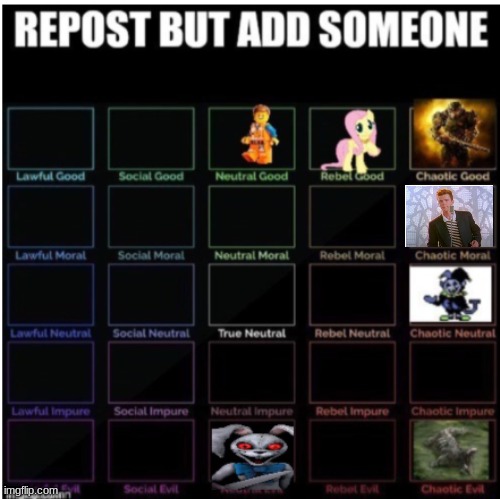 i added rick XD | image tagged in anime girl hiding from terminator,batman slapping robin | made w/ Imgflip meme maker