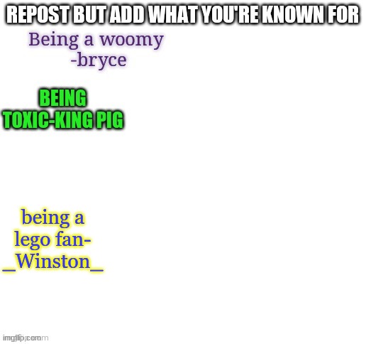 being a lego fan- _Winston_ | made w/ Imgflip meme maker