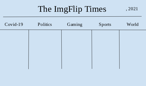 ImgFlip Times Front Page Blank Meme Template