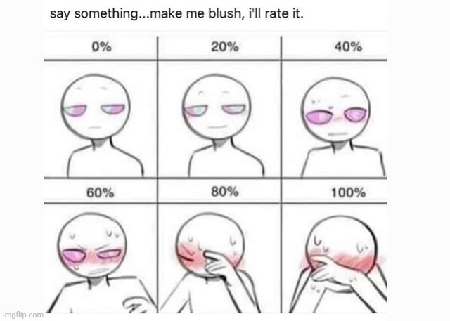 make me blush | made w/ Imgflip meme maker