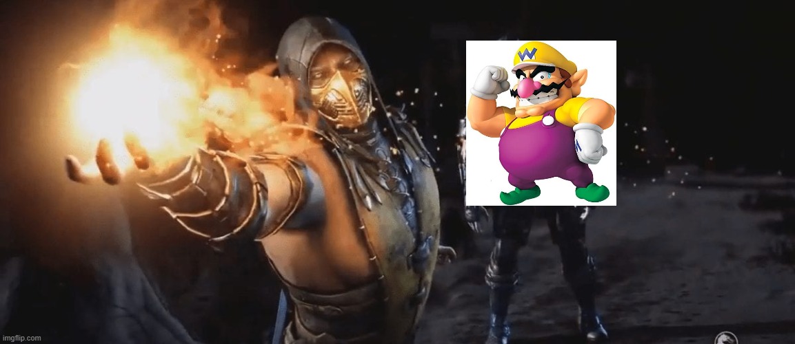 Scorpion Boutta Wreck Wario.MP3 | image tagged in memes | made w/ Imgflip meme maker