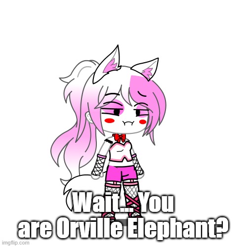 Wait... You are Orville Elephant? | made w/ Imgflip meme maker