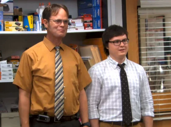 High Quality Dwight and Clark Blank Meme Template