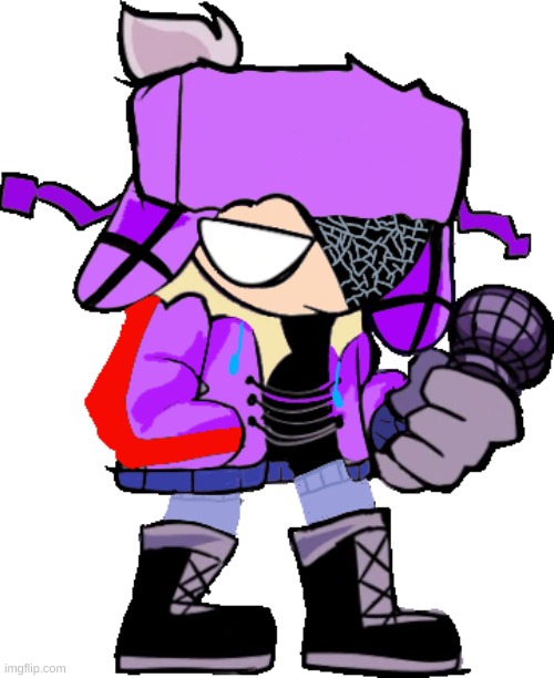 (Normal people} Fun sized (My main OC} Bite sized | image tagged in ms night funkin fun sized bryce | made w/ Imgflip meme maker
