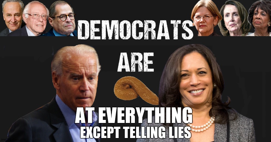 Democrats are full of Sh*t. | AT EVERYTHING; EXCEPT TELLING LIES | image tagged in memes,democrats,lying,cheating,scumbags,political meme | made w/ Imgflip meme maker