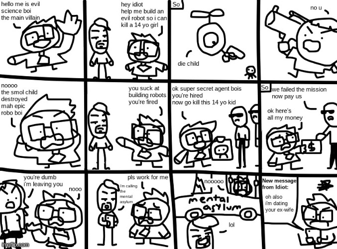 my splatoon comic series in a nutshell (kind of a trashpost) | made w/ Imgflip meme maker