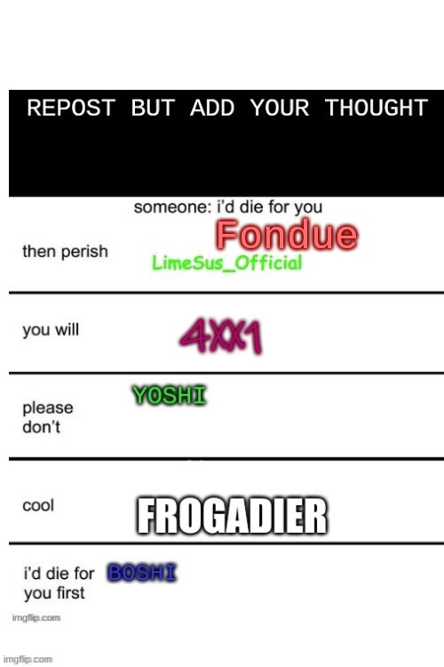 Fondue | made w/ Imgflip meme maker
