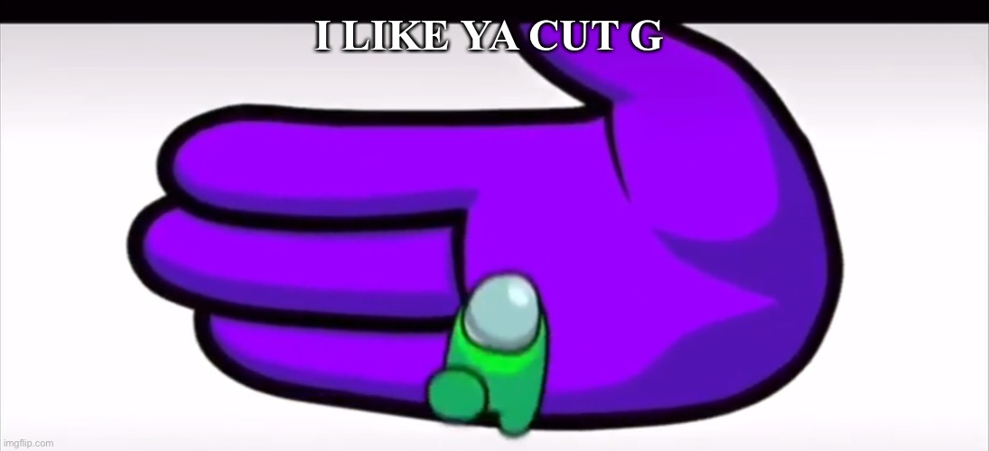 I like ya cut g | I LIKE YA CUT G | image tagged in i like ya cut g | made w/ Imgflip meme maker