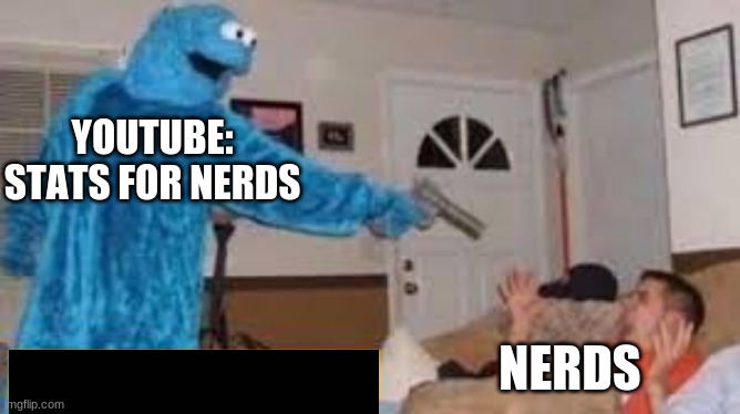 nerds | YOUTUBE: STATS FOR NERDS; NERDS | image tagged in what the fuck did you just bring upon this cursed land | made w/ Imgflip meme maker