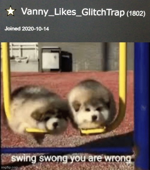 wRoNg! | image tagged in swing swong you are wrong | made w/ Imgflip meme maker