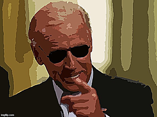 Cool Joe Biden posterized | image tagged in cool joe biden posterized | made w/ Imgflip meme maker