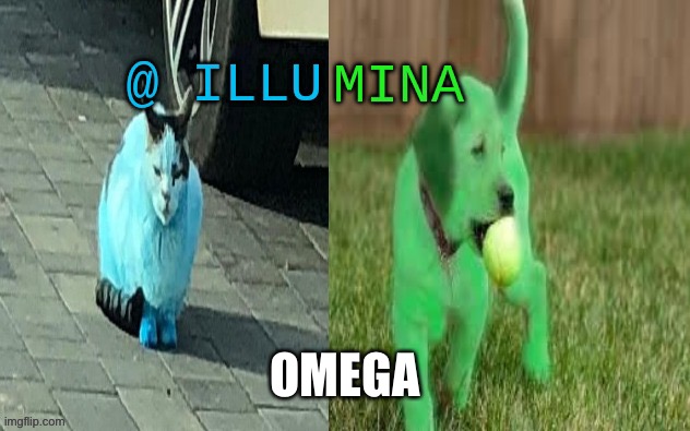 illumina new temp | OMEGA | image tagged in illumina new temp | made w/ Imgflip meme maker