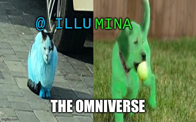 illumina new temp | THE OMNIVERSE | image tagged in illumina new temp | made w/ Imgflip meme maker