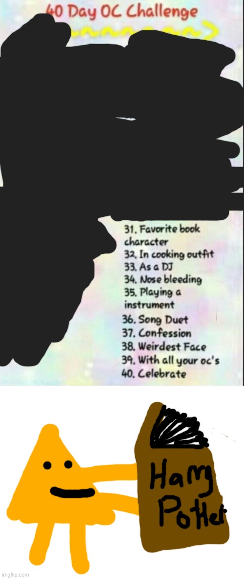 Day #31 (not my favorite book btw) | image tagged in 40 day oc challenge | made w/ Imgflip meme maker