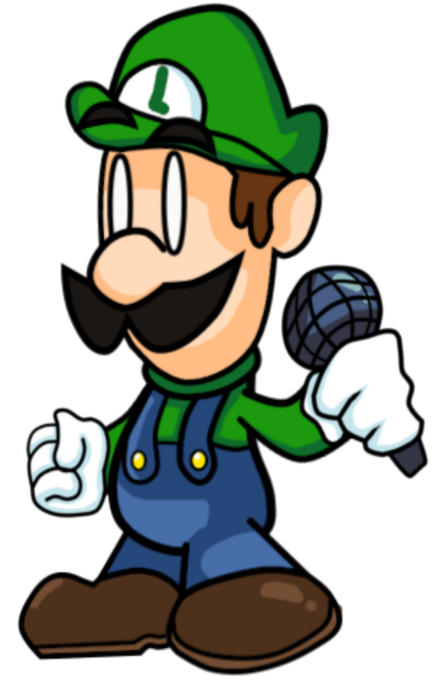 fnf Luigi Blank Meme Template