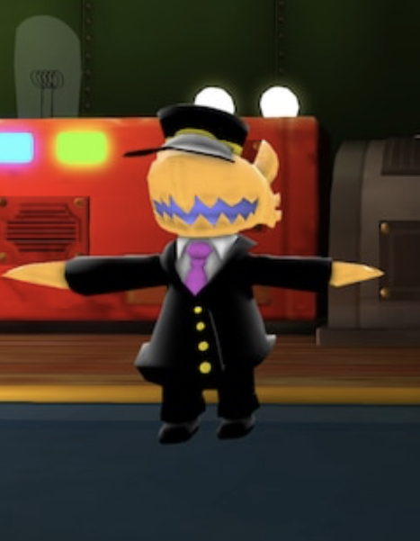 Conductor t-pose Blank Meme Template