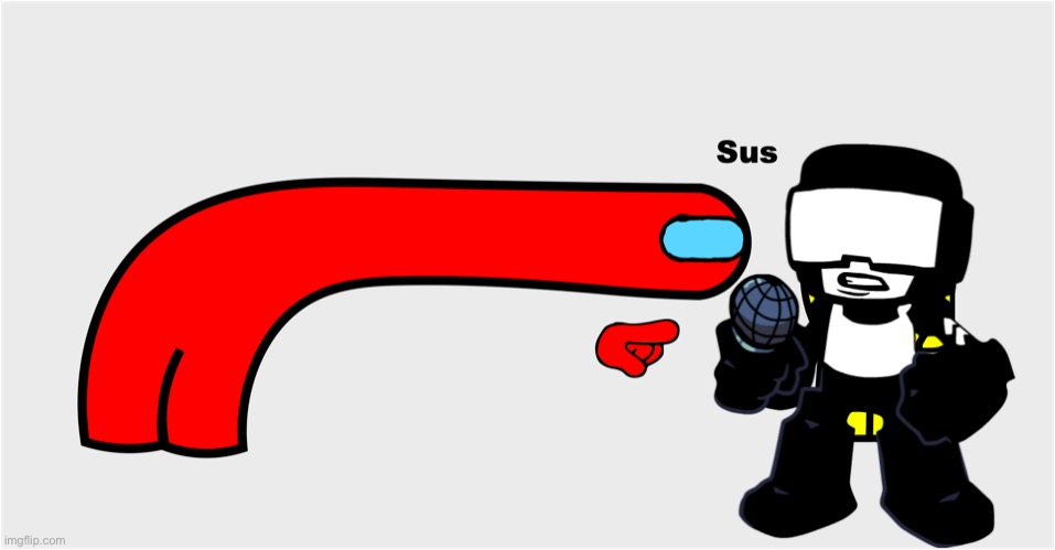 Among Us sus | image tagged in tankman sus | made w/ Imgflip meme maker