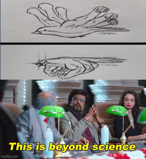 Awesome drawing of that! | image tagged in this is beyond science,memes,drawings,funny,arms | made w/ Imgflip meme maker