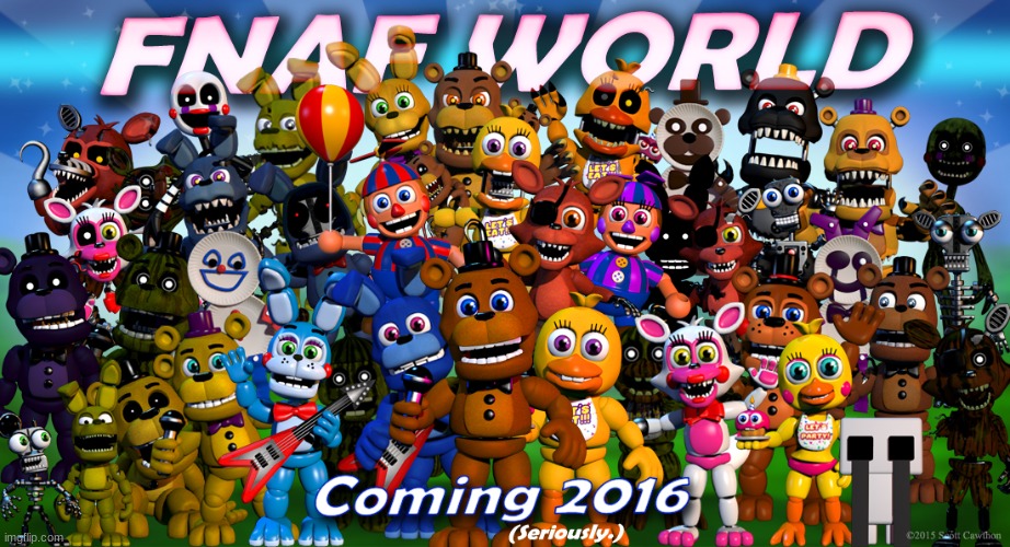 Fnaf World | image tagged in fnaf world | made w/ Imgflip meme maker