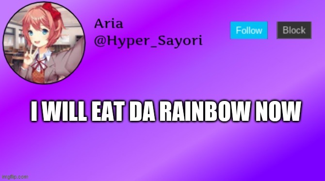 EAT IT | I WILL EAT DA RAINBOW NOW | made w/ Imgflip meme maker