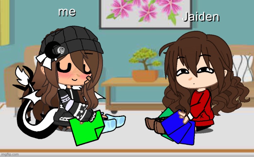 Me and Jaiden playing uno | image tagged in o | made w/ Imgflip meme maker