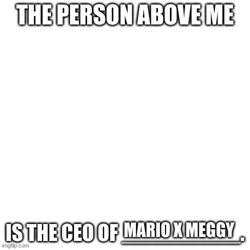 CEO of X | MARIO X MEGGY | image tagged in ceo of x | made w/ Imgflip meme maker