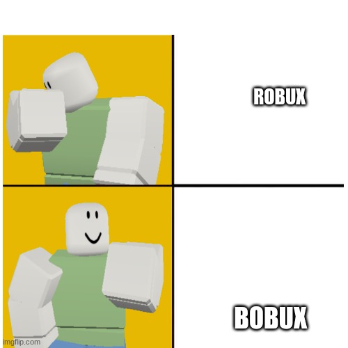 no title | ROBUX BOBUX | image tagged in rick rolled | made w/ Imgflip meme maker