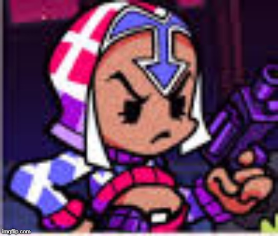 carol, but shes dressed up as mista | made w/ Imgflip meme maker