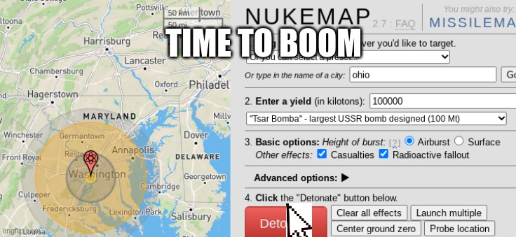 boom | TIME TO BOOM | image tagged in boomer | made w/ Imgflip meme maker