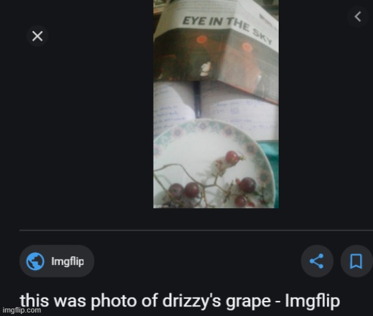 "Drizzy's grape" | made w/ Imgflip meme maker